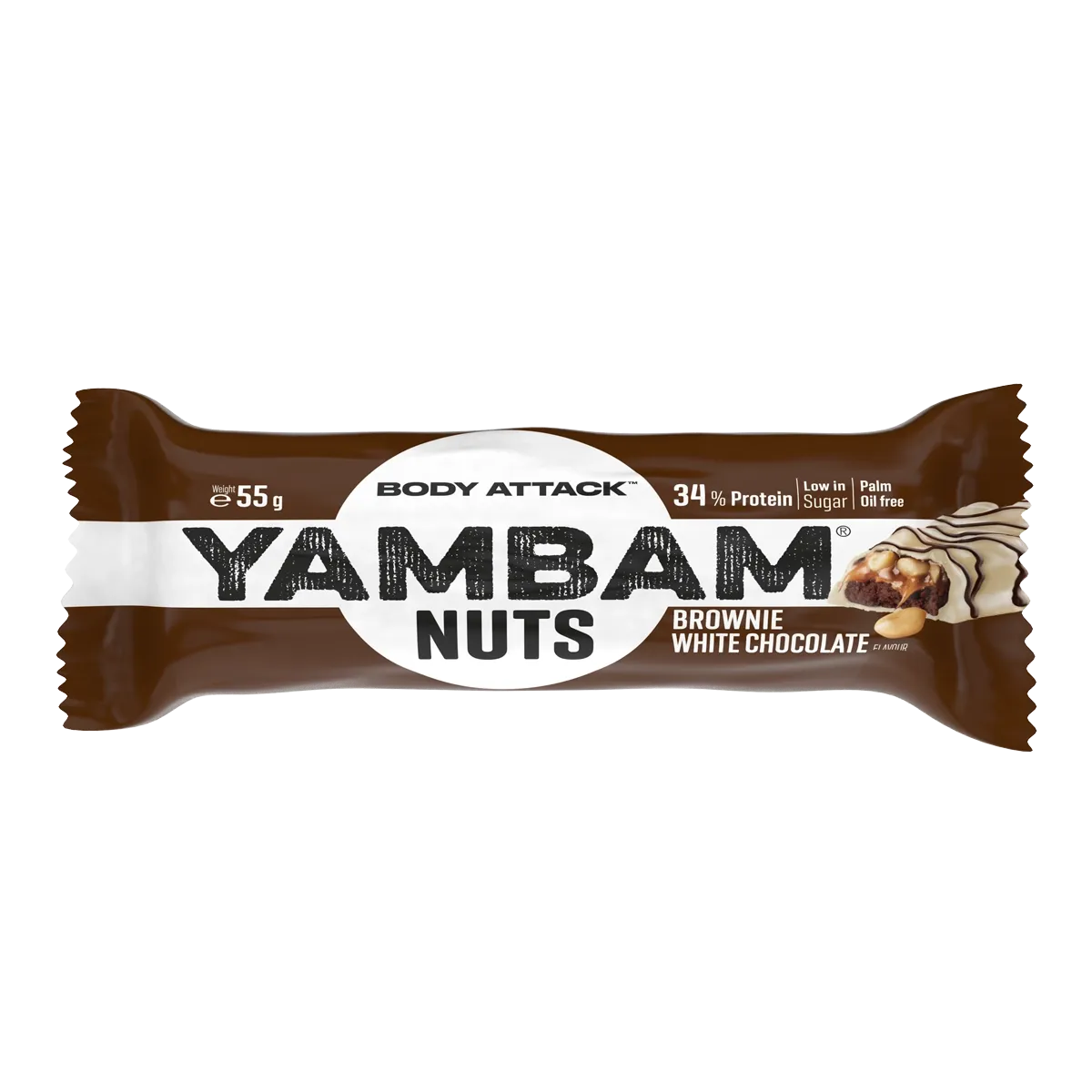 YAMBAM NUTS 55g-Brownie White Chocolate
