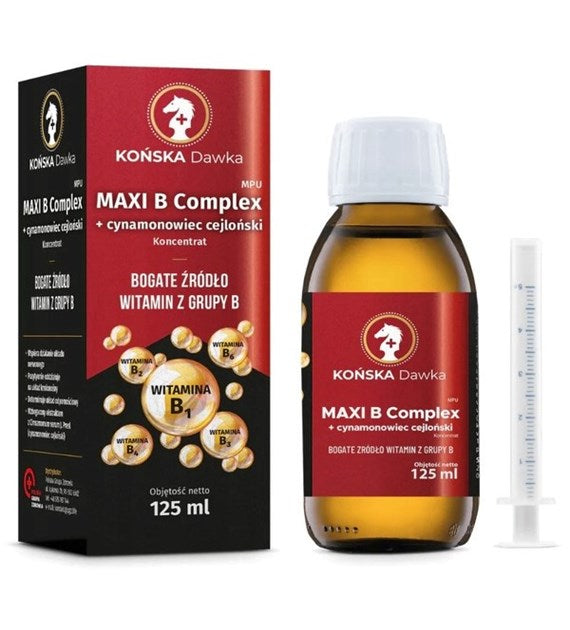Końska Dawka MAXI B Complex 125 ml cynamonowiec