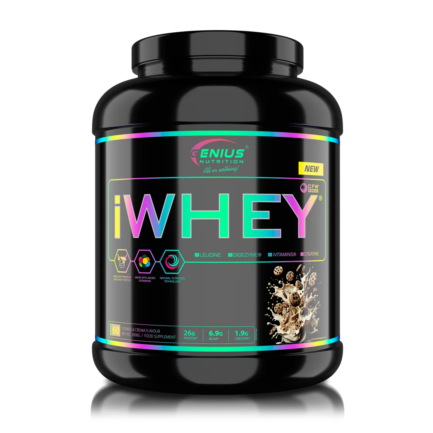 iWHEY® 2000g/60serv Vanilla