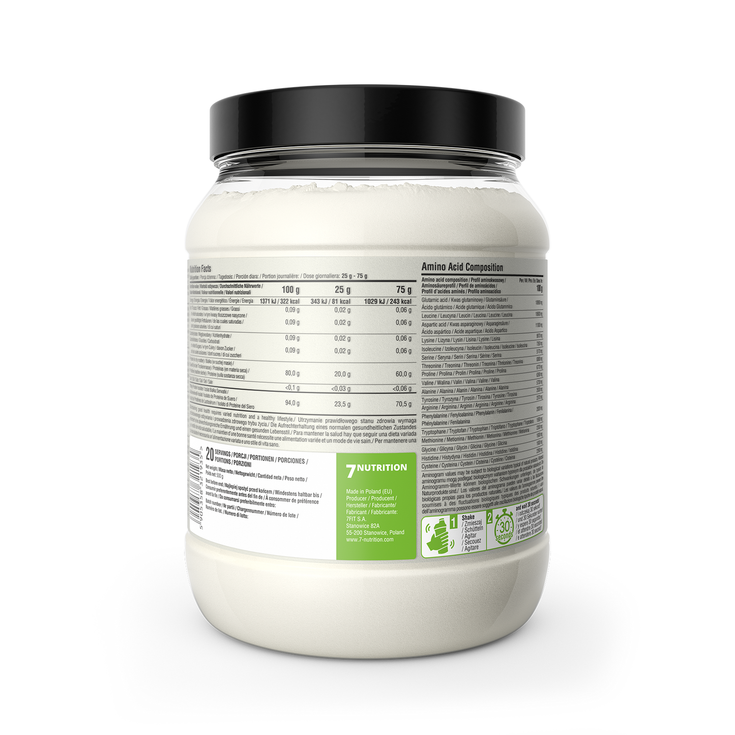 7Nutrition Clear Whey Isolate 500g
