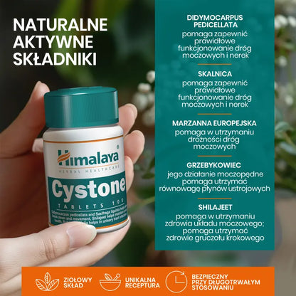 Himalaya Herbals Cystone 100 tabletek -Zdrowe Nerki