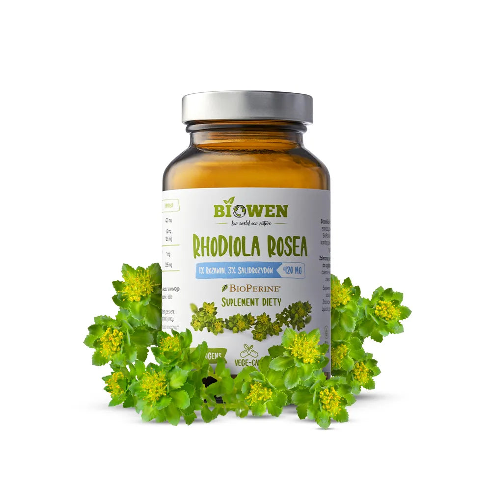 Rhodiola Rosea ,Różeniec Górski |  420mg BIOWEN - 60 kapsułek
