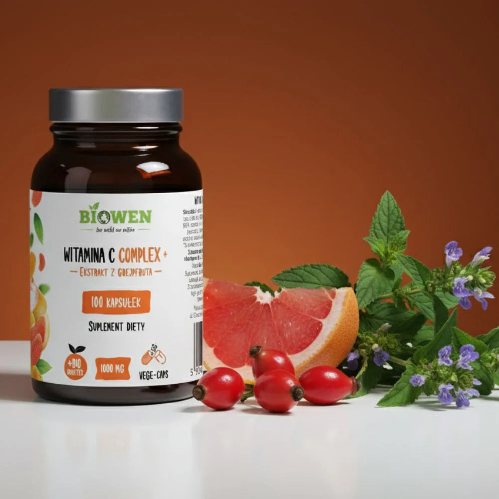 Witamina C-Complex w kapsułkach - 100 kapsułek BIOWEN