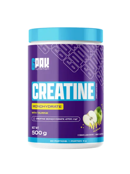 Creatine Monohydrate - Kreatyna w proszku - 500g 6Pak