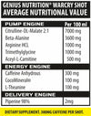 Genius Nutrition Warcry Liquid Shot 100ml Booster Przedtreningowy