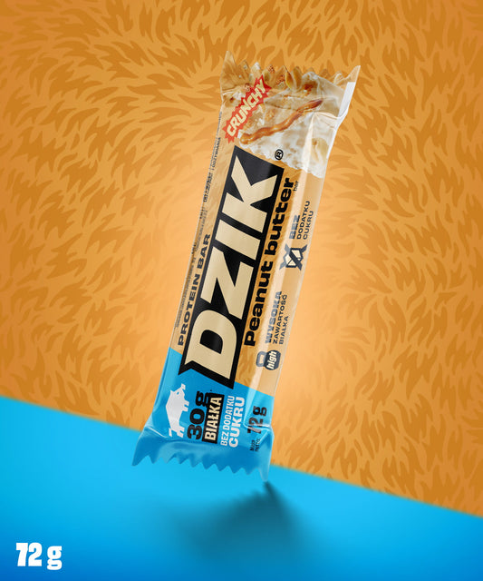 BATON PROTEINOWY PEANUT BUTTER DZIK