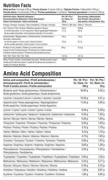 7Nutrition Natural Whey Isolate 90 500g