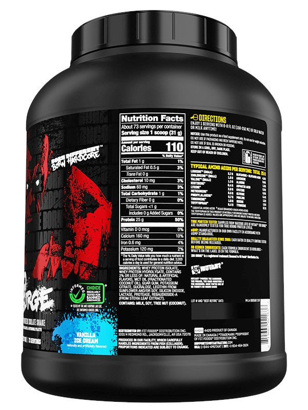 PVL Mutant Iso Surge 2270g Vanilla Ice Cream