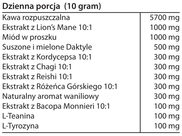 Adaptogenialna Kawa Rozpuszczalna 100g