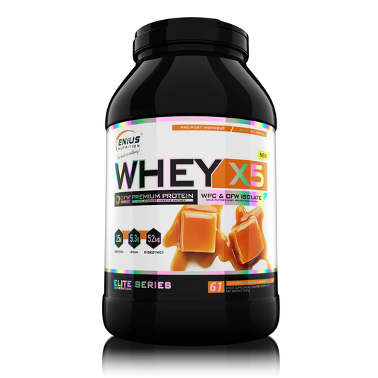 Whey x5 900g Genius Nutrition